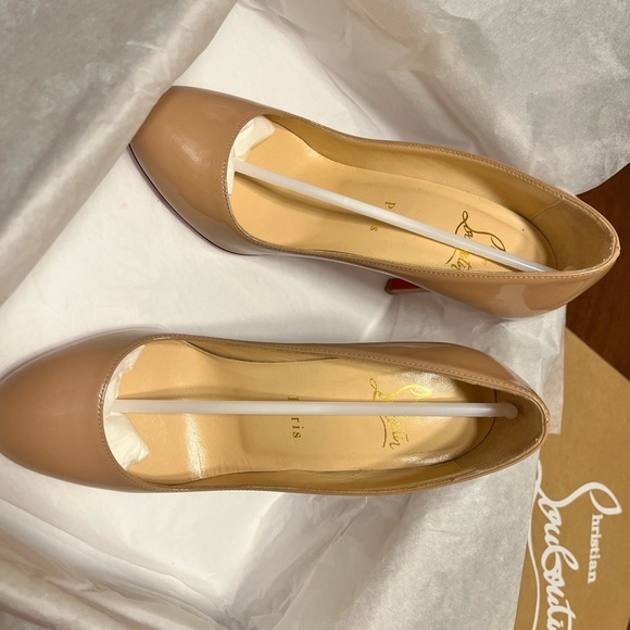 Christian Louboutin Paris Fifille 100 Patent Nude - Picture 6 of 10
